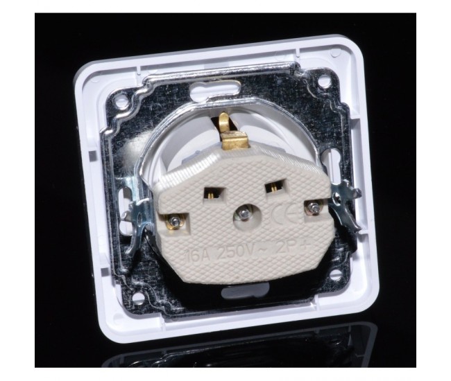 Priza Simpla cu Ceramica, ST Aparataj, 250V-16A / 10Buc / Set