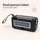 Boxă Portabilă Bluetooth 6W cu 2 Panouri Solare, Radio FM SZ-L20 MINI