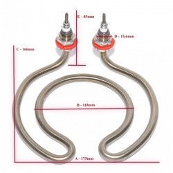 Rezistenta Tip Omega Indoita 2000W Rezistenta Tip Omega Indoita 2000W