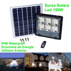 Proiector Led 150W cu Panou Solar Proiector Led 150W cu Panou Solar