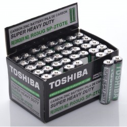 Baterii Toshiba Heavy-Duty R3 AAA, 40buc/set Baterii Toshiba Heavy-Duty R3 AAA, 40buc/set