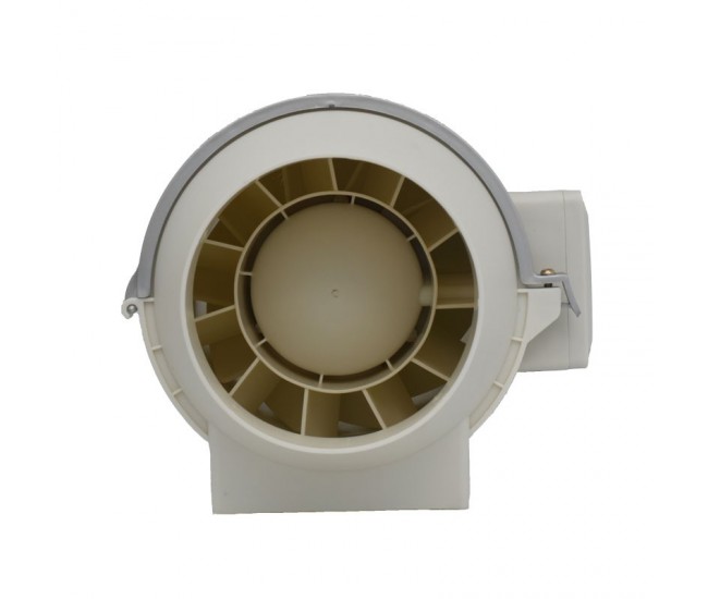Ventilator Profesional pentru Tubulatura in Linie HZ-125, Putere 40W, Debit 310m3/h, Ø125mm - Dalbi HZ-125