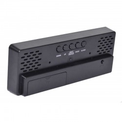 Ceas Negru Oglinda cu Lumina LED Rosu, GH-0712N Ceas Negru Oglinda cu Lumina LED Rosu, GH-0712N
