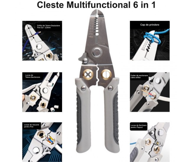 Cleste de Fire Multifunctional 6 in 1