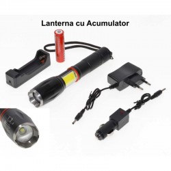 Lanterna cu Led XML T6 si Zoom Lanterna cu Led XML T6 si Zoom