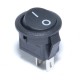 Buton Mini Negru 12 x 20mm/3A-250V