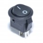Buton Mini Negru 12 x 20mm/3A-250V