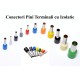 Pin Terminal de Cablu E10-12 Crem, 100Buc/Set