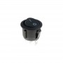 Buton ON-OFF Negru 18 x 28mm