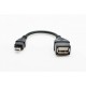 Cablu OTG - Micro Usb Tata , 10cm