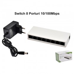 Switch 8 Porturi 10/100Mbps Pix-Link / LV-SV08 Switch 8 Porturi 10/100Mbps Pix-Link / LV-SV08