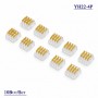 Conector pentru Imbinare Fire 20-22AWG 4 Pini Wire to Wire Set 10 Buc DALBI YH22-4P
