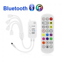 Controler RGB 4-1 cu Bluetooth si Telecomanda Controler RGB 4-1 cu Bluetooth si Telecomanda