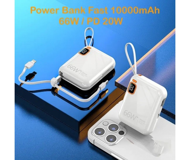 Baterie Externa 66W Super Fast PD / Power-Bank 10000mAh / TR962