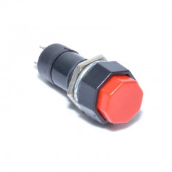 Push Buton Octagonal cu Retinere 12x37mm Push Buton Octagonal cu Retinere 12x37mm