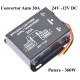 Convertor Auto de Tensiune 24V-12V DC/30A