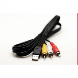 Cablu USB Tata-3RCA Tata/1,5m Cablu USB Tata-3RCA Tata/1,5m
