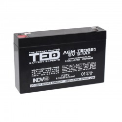 Acumulator Plumb - Acid 6V-9,1A TED Acumulator Plumb - Acid 6V-9,1A TED