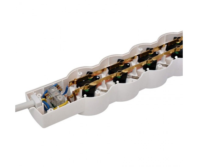 Prelungitor Electric cu Intrerupator, 4 Prize si Protectie Copii, Cablu 3x1mm / 3m