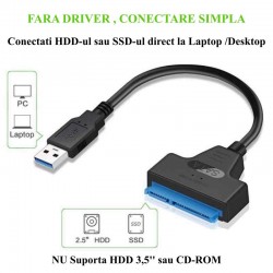 Convertor Hard Disk USB 3.0 la Sata 4TB Convertor Hard Disk USB 3.0 la Sata 4TB