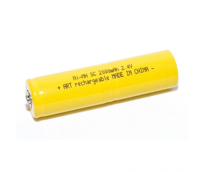 Acumulator Industrial NI-MH/2xR14-SC 2000mAh-2,4V