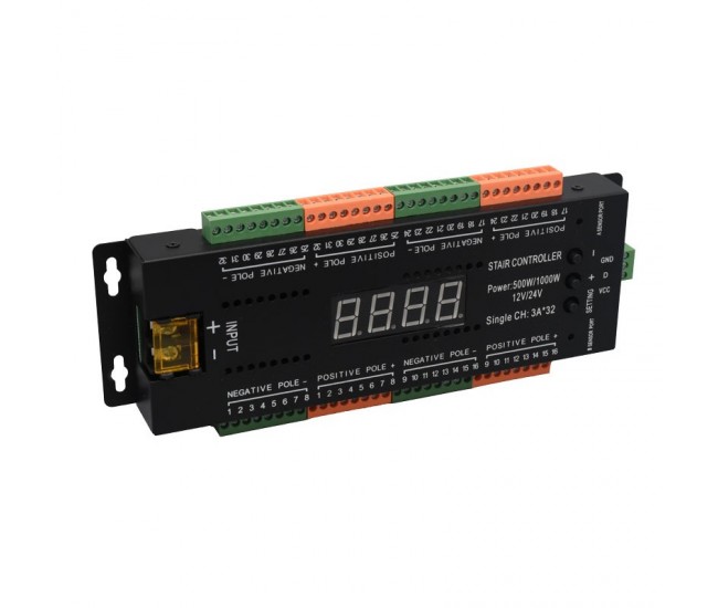 Controler Inteligent de Lumini pentru Scara Interioara / 32 Canale - STC002