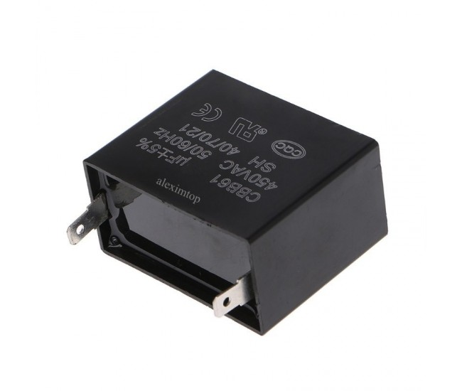 Condensator Dreptunghi Pornire Motor 2C   450V - 2uf