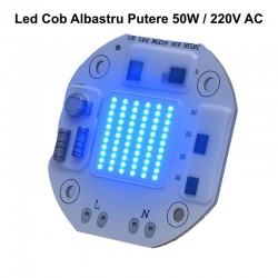 Pastila Led Cob 50W cu Lumina Albastra, 220V AC / XSY-5454 Pastila Led Cob 50W cu Lumina Albastra, 220V AC / XSY-5454