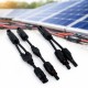 Set Cablu Adaptor Solar MC4 Tip Y, Conector Ramificare pentru Panouri Fotovoltaice, 1000V, Compatibil 4-6 mm²