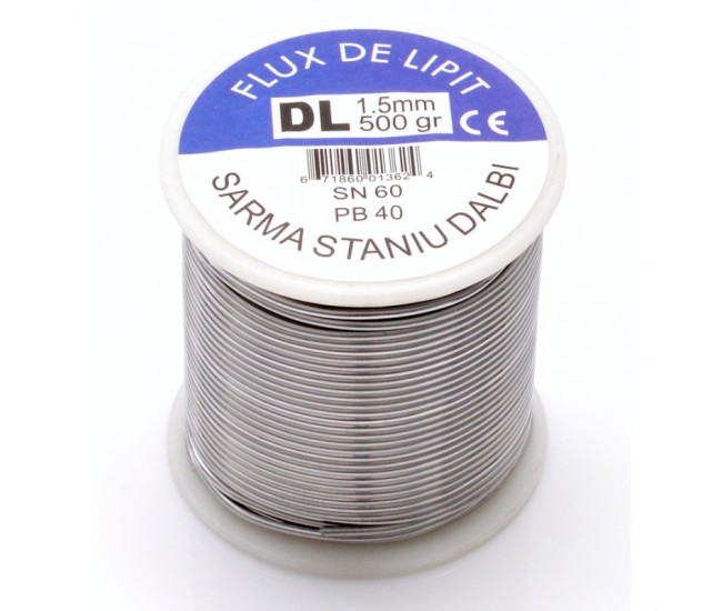 Fludor de Lipit cu Pasta , 500g - 1,5mm , SN60/PB40