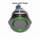 Push Buton 22mm/24V Lumina Verde