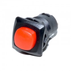 Push Buton Patrat cu Retinere 15x15x30mm Rosu Push Buton Patrat cu Retinere 15x15x30mm Rosu