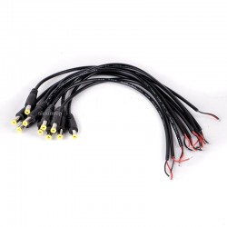 Mufa Alimentare DC 2,1/5,5mm Tata cu Cablu 100cm Mufa Alimentare DC 2,1/5,5mm Tata cu Cablu 100cm