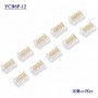 Conector pentru Imbinare Banda LED SMD 12mm 6 Pini Strip to Strip Set 10 Buc DALBI YCB6P-12
