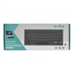Tastatura Slim Neagra Wireless si Bluetooth WB-8055 Tastatura Slim Neagra Wireless si Bluetooth WB-8055