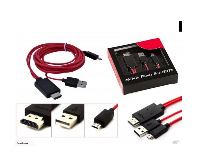 KIT Cablu MHL Samsung Hdmi-Micro-Usb HDTV