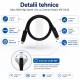 Cablu HDMI High Speed 1.5m cu Conectori Rotativi 180° DALBI