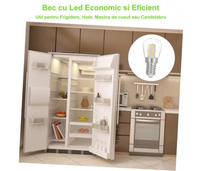 Bec de Frigider cu Led 3W / E14