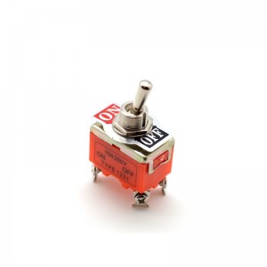 Intrerupator Basculant Dublu On-Off Metal 220V-15A