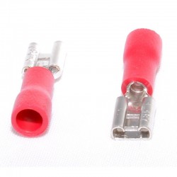 Papuc Electric Rosu Mama 4,8mm ,100buc/set Papuc Electric Rosu Mama 4,8mm ,100buc/set