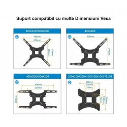Suport TV 14''- 55'' cu Brat Reglabil, JR-117B-2 Suport TV 14''- 55'' cu Brat Reglabil, JR-117B-2