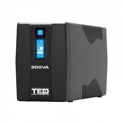 UPS 900VA / 500W LCD Line Interactive AVR 2 schuko USB TED UPS 900VA / 500W LCD Line Interactive AVR 2 schuko USB TED