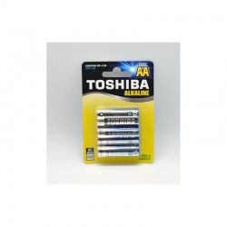 Baterii Alkaline Toshiba R6 AA, 4buc/set Baterii Alkaline Toshiba R6 AA, 4buc/set