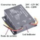 Convertor Auto de Tensiune 24V-12V DC/10A
