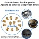 Duze Aragaz, Filet M6 cu Pas Rar - Ø 0,9 mm , 50buc/set