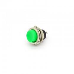 Push Buton cu Metal, Verde fara Retinere  220V/3A Push Buton cu Metal, Verde fara Retinere  220V/3A