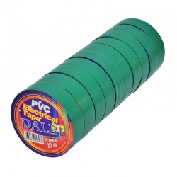 Banda Izolier Verde 19mm x 20m - Set/10buc Banda Izolier Verde 19mm x 20m - Set/10buc