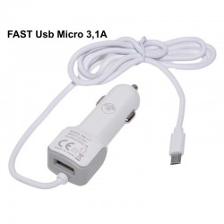 Incarcator Auto Fast 3,1A Micro Usb plus Usb Incarcator Auto Fast 3,1A Micro Usb plus Usb