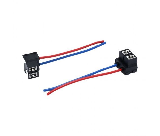 Set 2 Mufe H7 Ceramice pentru Becuri Auto cu Fire de 10 cm