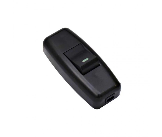 Intrerupator pe Fir 10A / 250V Negru